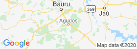 Agudos map